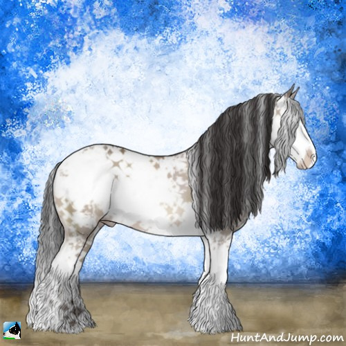 Horse Color:Sable Champagne Dun Mushroom Sabino 