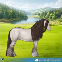 Horse Color:Classic Champagne Dun Mushroom 