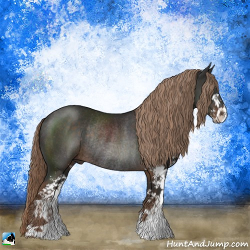 Horse Color:Liver Chestnut Sabino Rabicano 