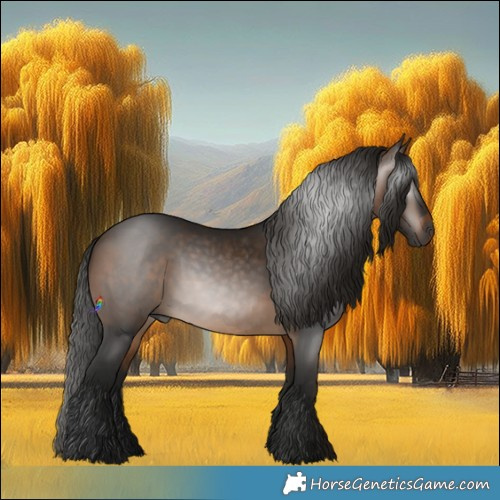 Horse Color:Gray Buckskin 