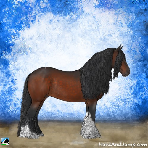 Horse Color:Brown Tobiano Rabicano 
