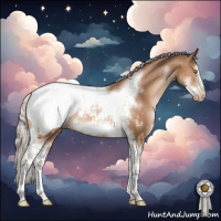 Horse Color:White Spotted Silver Black Pearl Splash Tobiano Frame Appaloosa 
