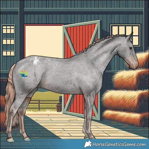 Horse Color:Liver Chestnut Appaloosa 