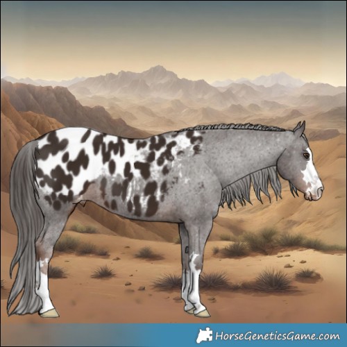 Horse Color:Liver Chestnut Appaloosa