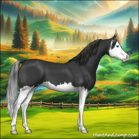 Horse Color:Black Splash 