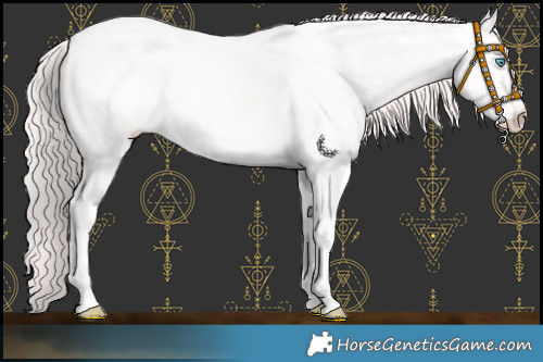 Horse Color:Smoky Creme Ice 
