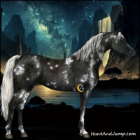 Horse Color:White Spotted Liver Chestnut Ice Mushroom 