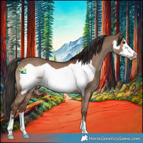 Horse Color:Liver Red Dun Frame 