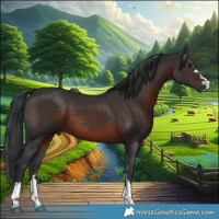 Horse Color:Brown 