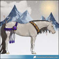 Horse Color:Classic Cream Champagne Ice 