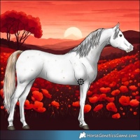 Horse Color:Chestnut Sabino 