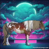 Horse Color:White Spotted Liver Chestnut Tobiano