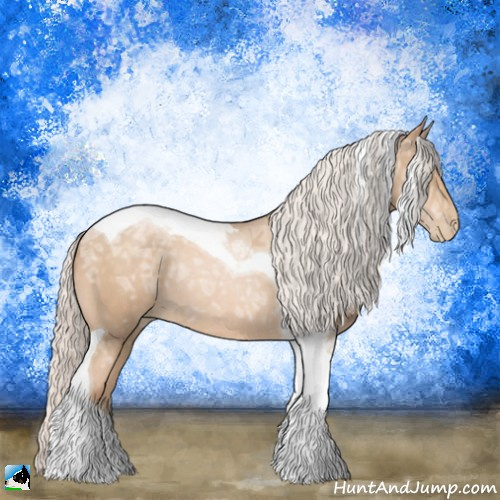 Horse Color:Silver Buckskin Ice Pearl Mushroom Tobiano Rabicano 