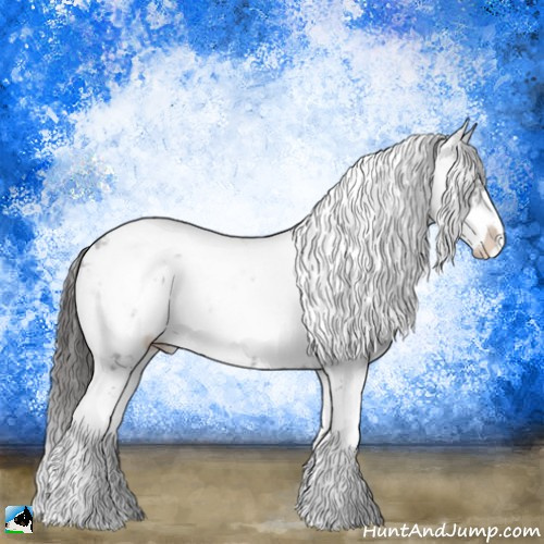 Horse Color:Smoky Black Ice Sabino 