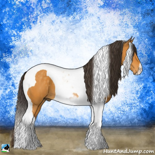 Horse Color:Buckskin Tobiano 