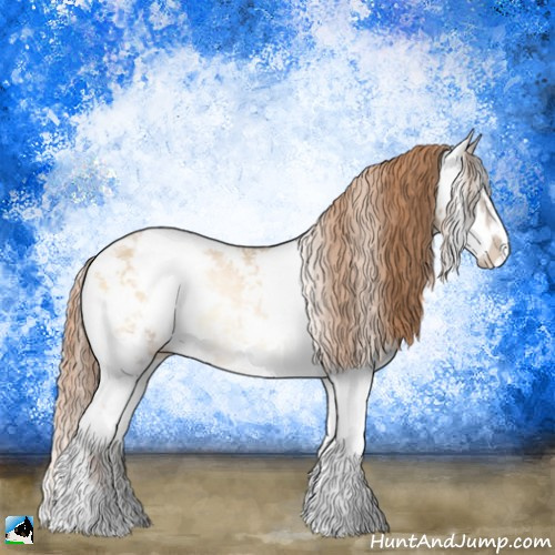Horse Color:Smoky Blue Onyx Ice Pearl Sabino Rabicano 