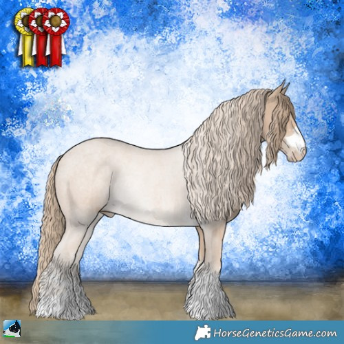 Horse Color:Smoky Creme Rabicano 