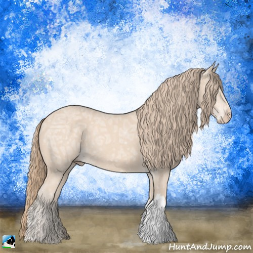 Horse Color:Perlino Ice Rabicano 