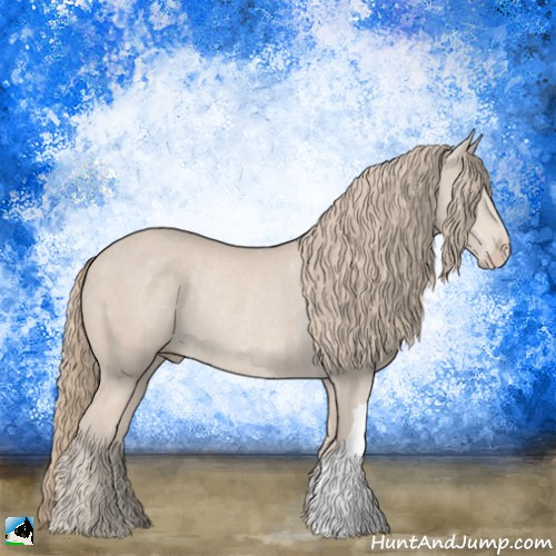 Horse Color:Smoky Creme Mushroom Rabicano 