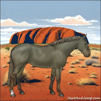 Horse Color:Liver Red Dun Sabino 