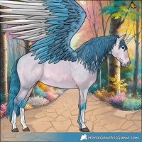 Horse Color:Platinum Watercolor Bay Dun Brindle