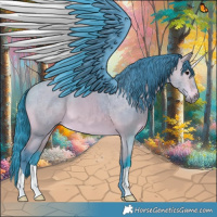 Horse Color:Platinum Watercolor Bay Dun Brindle