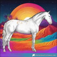 Horse Color:White Spotted Palomino Dun Splash Appaloosa 