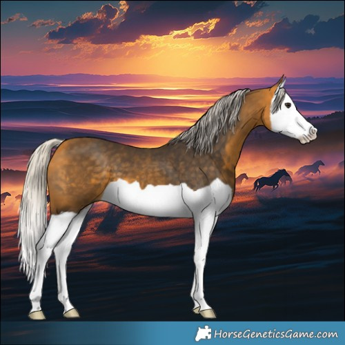 Horse Color:Silver Buckskin Splash 