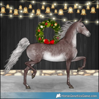 Horse Color:Chocolate Silver Brown Chinchilla 