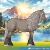 Horse Color:Silver Grullo 