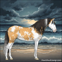 Horse Color:White Spotted Buckskin Splash 
