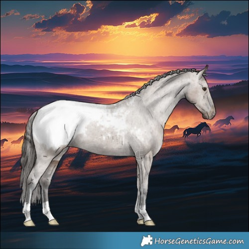 Horse Color:Liver Red Dun Appaloosa Brindle 