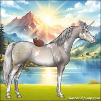Horse Color:Platinum White Spotted Silver Brown Pearl 