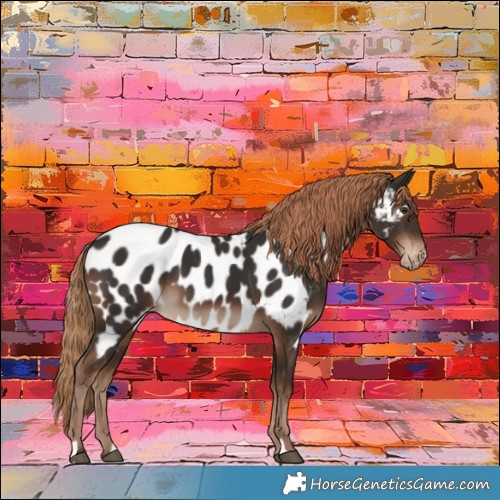 Horse Color:Liver Chestnut Appaloosa 
