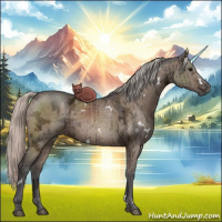 Horse Color:White Spotted Silver Brown Ice Dun Brindle 