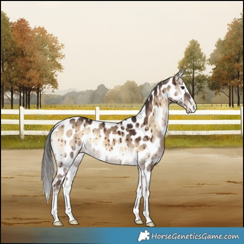 Horse Color:Liver Red Dun Onyx Appaloosa Brindle 