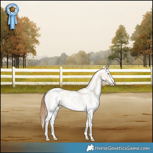 Horse Color:Sable Champagne Pearl Dun Sabino 