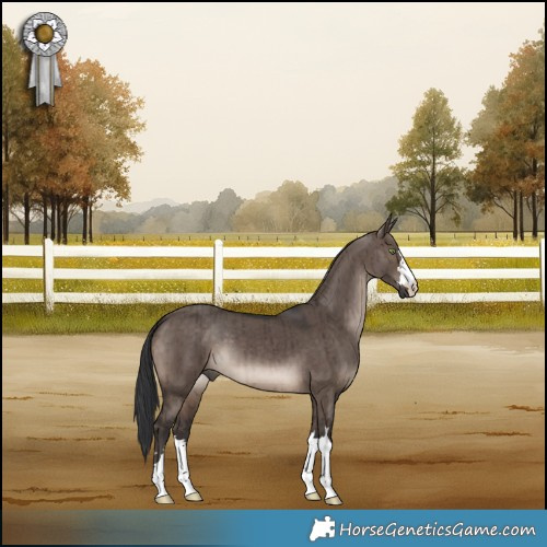 Horse Color:Brown Dun Brindle 