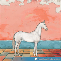 Horse Color:Liver Red Dun Snowdrop Varnish Brindle 