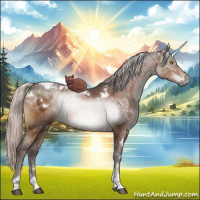 Horse Color:White Spotted Silver Brown Ice Tobiano 