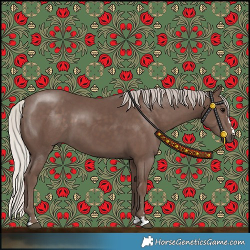 Horse Color:Silver Black 