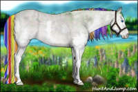 Horse Color:Painted Plaid  Liver Red Dun Ice Roan Splash 