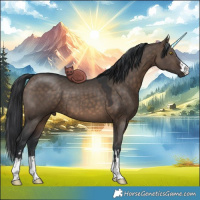 Horse Color:Brown Dun 