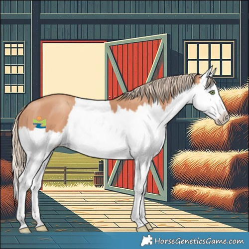 Horse Color:Gold Champagne Splash 