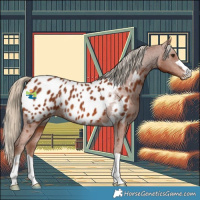 Horse Color:Chestnut Appaloosa 