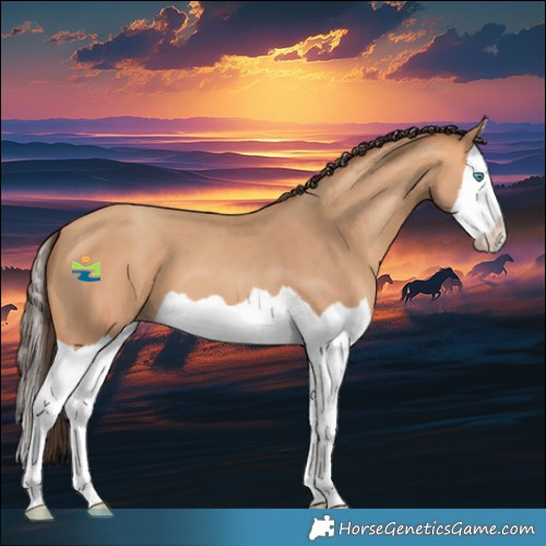 Horse Color:Amber Champagne Splash 