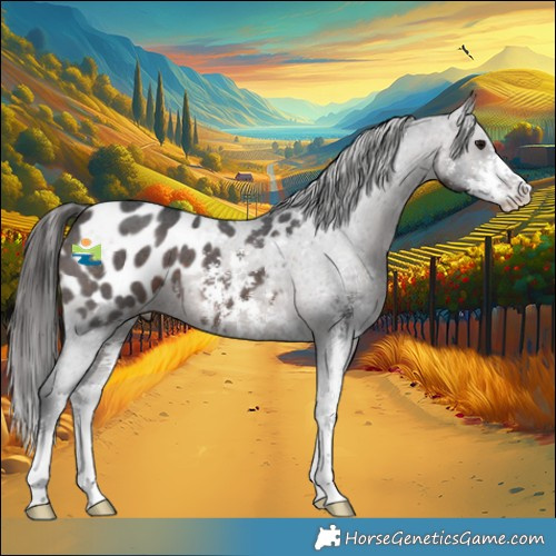 Horse Color:Brown Sabino Appaloosa 