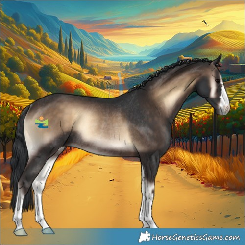 Horse Color:Brown Onyx Rabicano 