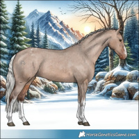 Horse Color:White Spotted Silver Brown Dun Appaloosa Rabicano 