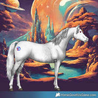 Horse Color:Gray Midnight Chestnut Chinchilla Ice Sabino 